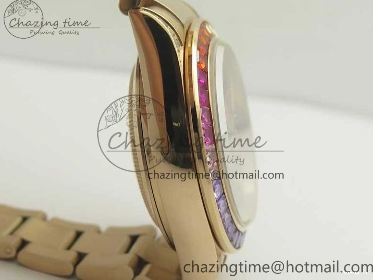 1230 Daytona 116595RBOW RG Rainbow Crystal BLF Best Edition Black Dial on RG Bracelet A RelaxedFit 3353